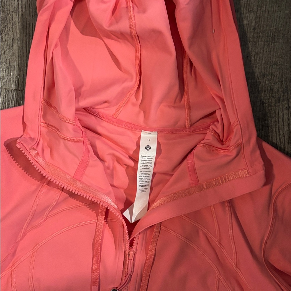 Lululemon Hooded Define Jacket - Pink - Size 12 - New with Tags - Picture 2 of 4